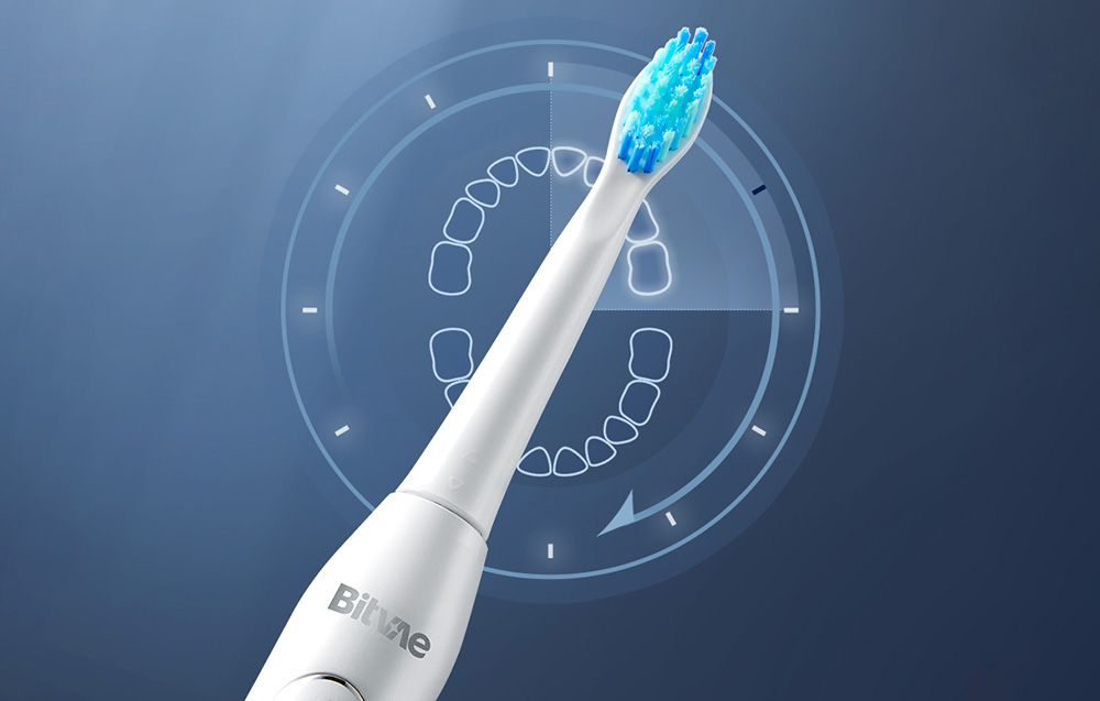 „Sonic“ dantų šepetėlis su antgaliais, skirtas kelionei