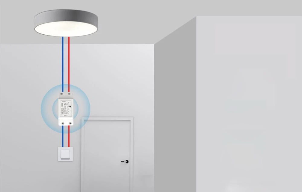 Sonoff Basic R2 1-kanalo išmani relė valdoma WiFi - 230VAC 2200W aprašymas - Prekės nuotrauka Sonoff Basic R2 1-kanalo išmani relė valdoma WiFi - 230VAC 2200W aprašymas - Prekės nuotrauka