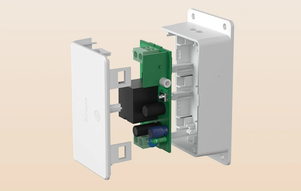 „Sonoff Basic R5 Gen5“ išmanusis WiFi jungiklis (10A, „Matter“) aprašymas - Prekės nuotrauka