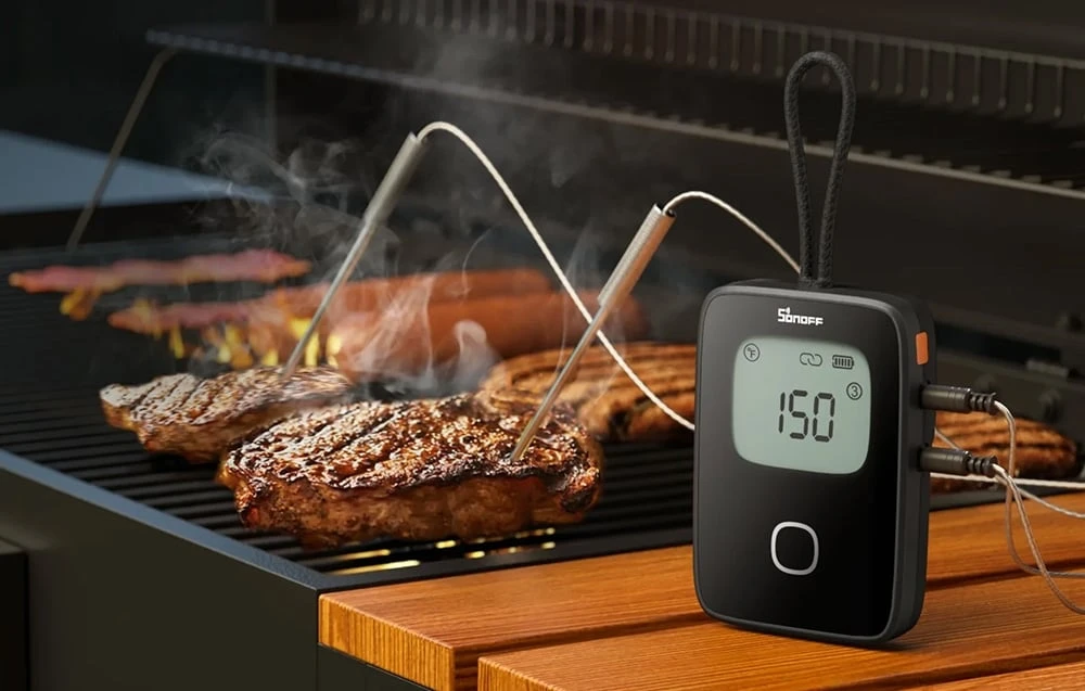 Sonoff BMT01 BBQ išmanusis Bluetooth termometras aprašymas - Prekės nuotrauka Sonoff BMT01 BBQ išmanusis Bluetooth termometras aprašymas - Prekės nuotrauka