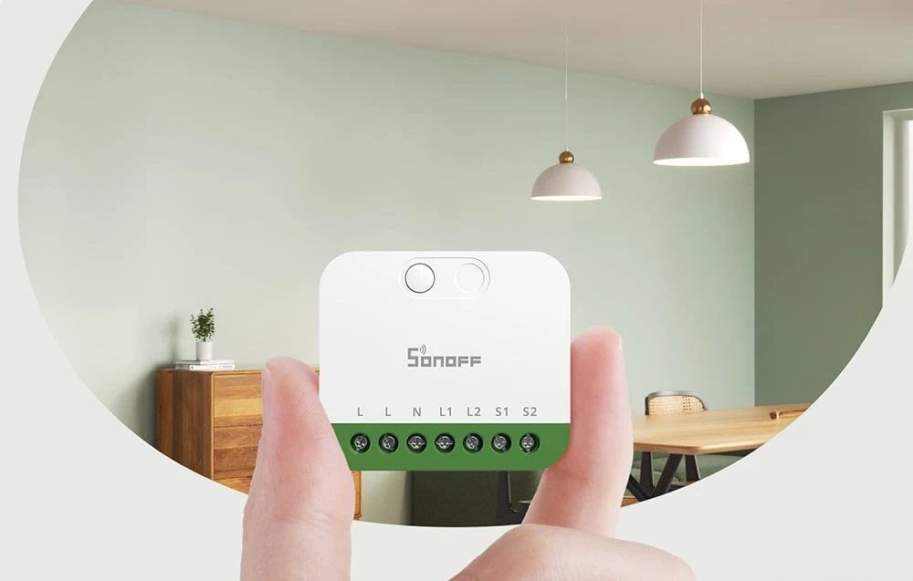 Sonoff Mini Duo 2 kanalų Wifi išmanioji relė, Matter aprašymas - Prekės nuotrauka Sonoff Mini Duo 2 kanalų Wifi išmanioji relė, Matter aprašymas - Prekės nuotrauka