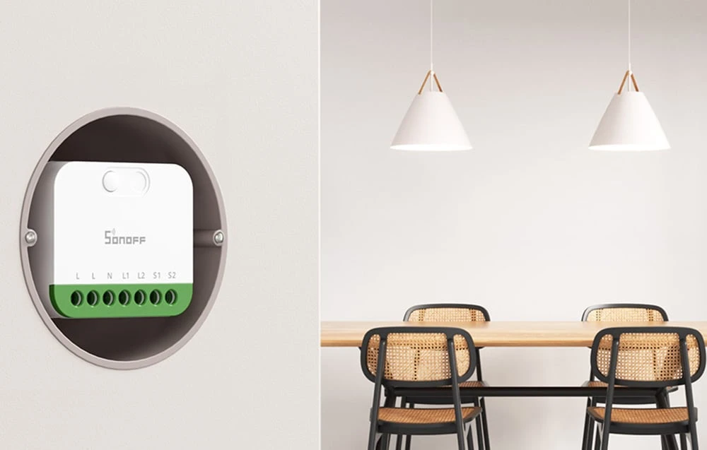 Sonoff Mini Duo 2 kanalų Wifi išmanioji relė, Matter aprašymas - Prekės nuotrauka Sonoff Mini Duo 2 kanalų Wifi išmanioji relė, Matter aprašymas - Prekės nuotrauka