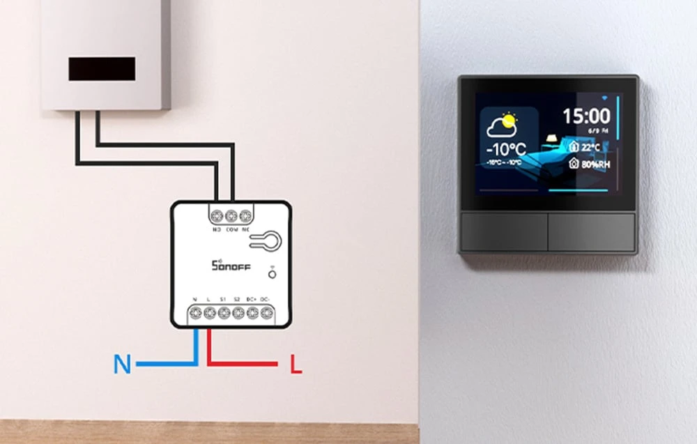 SONOFF MINI-D Wifi išmanioji relė su sausu kontaktu aprašymas - Prekės nuotrauka SONOFF MINI-D Wifi išmanioji relė su sausu kontaktu aprašymas - Prekės nuotrauka