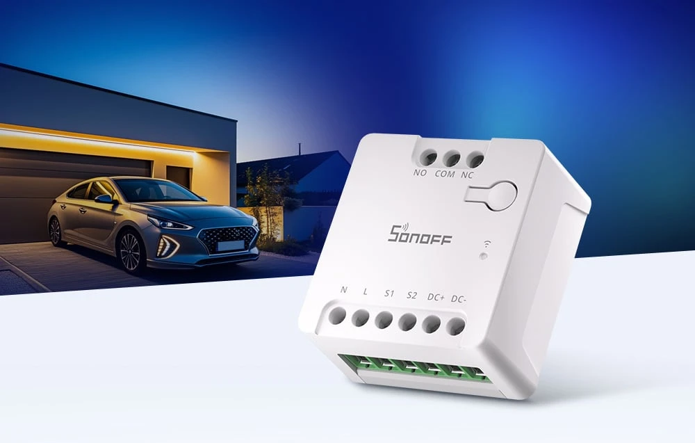 SONOFF MINI-D Wifi išmanioji relė su sausu kontaktu aprašymas - Prekės nuotrauka SONOFF MINI-D Wifi išmanioji relė su sausu kontaktu aprašymas - Prekės nuotrauka