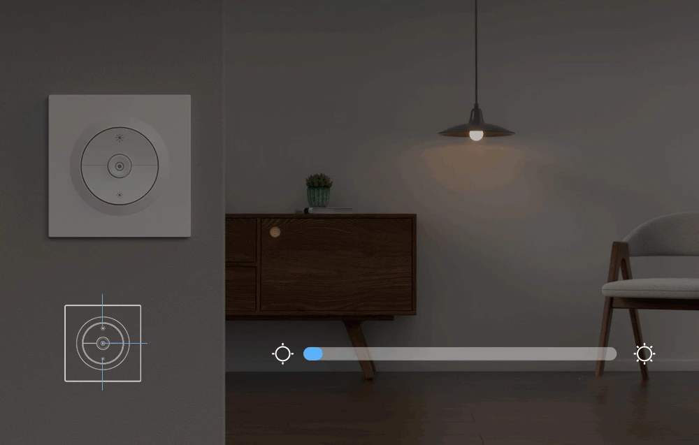 Sonoff Fusion serijos Orb-DIM 1 kanalo Matter over Wifi dimeris aprašymas - Prekės nuotrauka