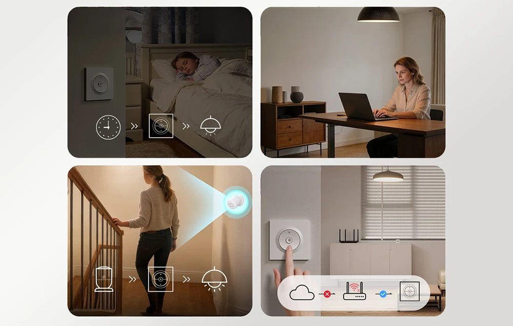 Sonoff Fusion serijos Orb-DIM 1 kanalo Matter over Wifi dimeris aprašymas - Prekės nuotrauka