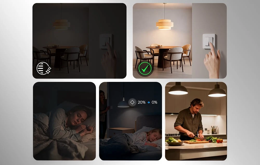 Sonoff Mini Extreme Dim išmanusis 1 kanalo Wi-Fi dimeris, Matter aprašymas - Prekės nuotrauka Sonoff Mini Extreme Dim išmanusis 1 kanalo Wi-Fi dimeris, Matter aprašymas - Prekės nuotrauka