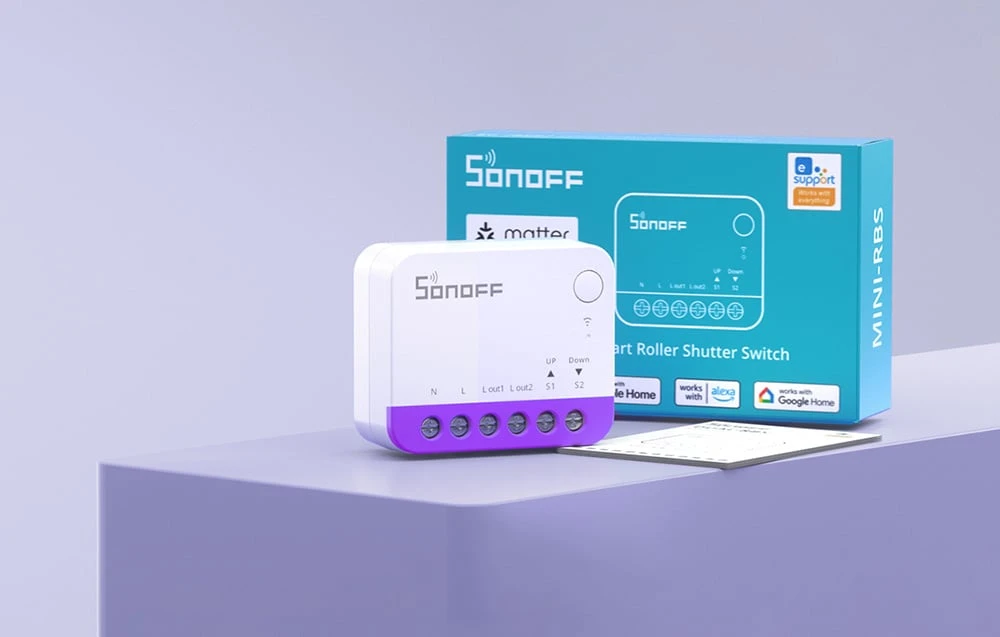 „Sonoff MINI-RBS“ išmanusis „WiFi“ mini jungiklis aprašymas - Prekės nuotrauka