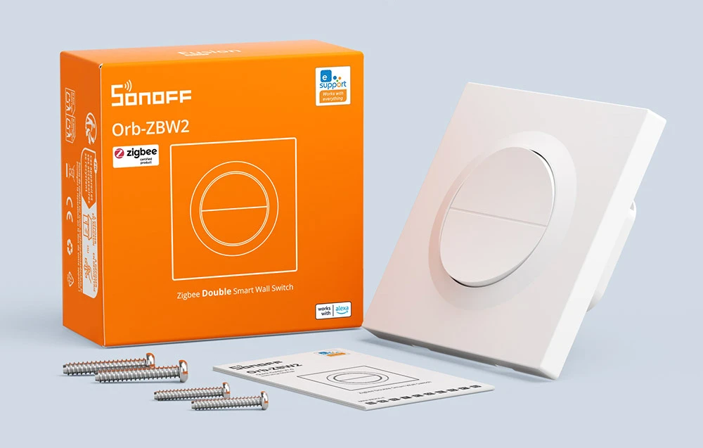 SONOFF MINI-ZB2GS-E ZigBee dviejų kanalų sieninis jungiklis. aprašymas - Prekės nuotrauka SONOFF MINI-ZB2GS-E ZigBee dviejų kanalų sieninis jungiklis. aprašymas - Prekės nuotrauka
