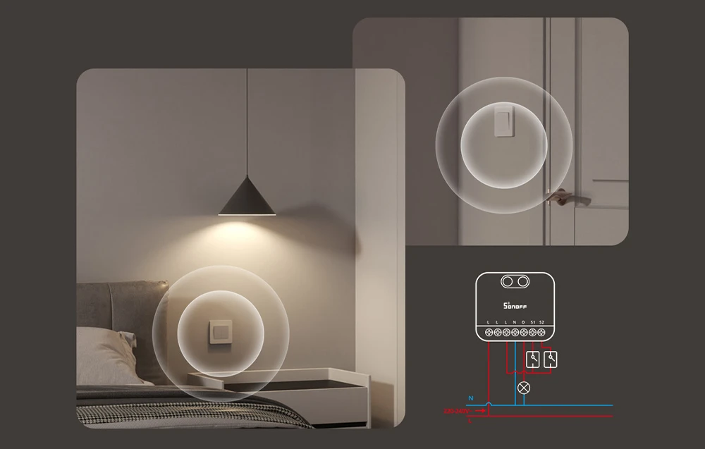 Sonoff Mini Extreme Dim išmanusis 1 kanalo Zigbee dimeris aprašymas - Prekės nuotrauka Sonoff Mini Extreme Dim išmanusis 1 kanalo Zigbee dimeris aprašymas - Prekės nuotrauka