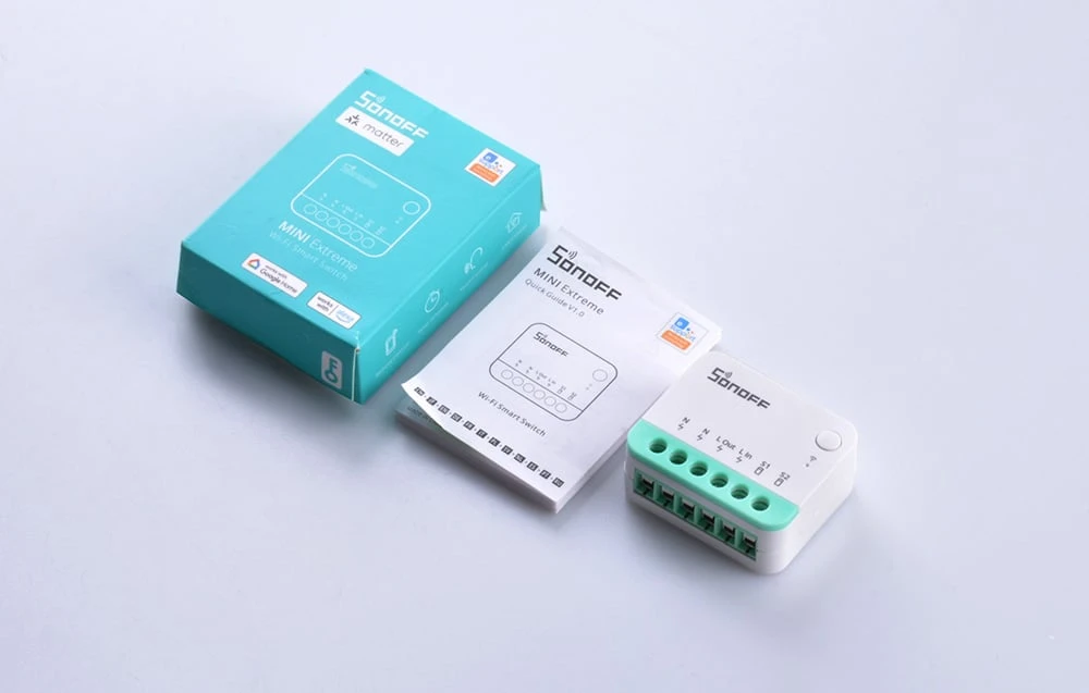 Sonoff MINI R4M Wifi relė suterinama su Matter (MINIR4M) aprašymas - Prekės nuotrauka Sonoff MINI R4M Wifi relė suterinama su Matter (MINIR4M) aprašymas - Prekės nuotrauka