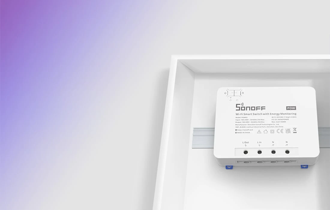 Sonoff Pow R3 1-kanalo išmani relė valdoma WiFi su energijos sunaudojimo matavimo funkcija - 230VAC 5500W aprašymas - Prekės nuotrauka Sonoff Pow R3 1-kanalo išmani relė valdoma WiFi su energijos sunaudojimo matavimo funkcija - 230VAC 5500W aprašymas - Prekės nuotrauka