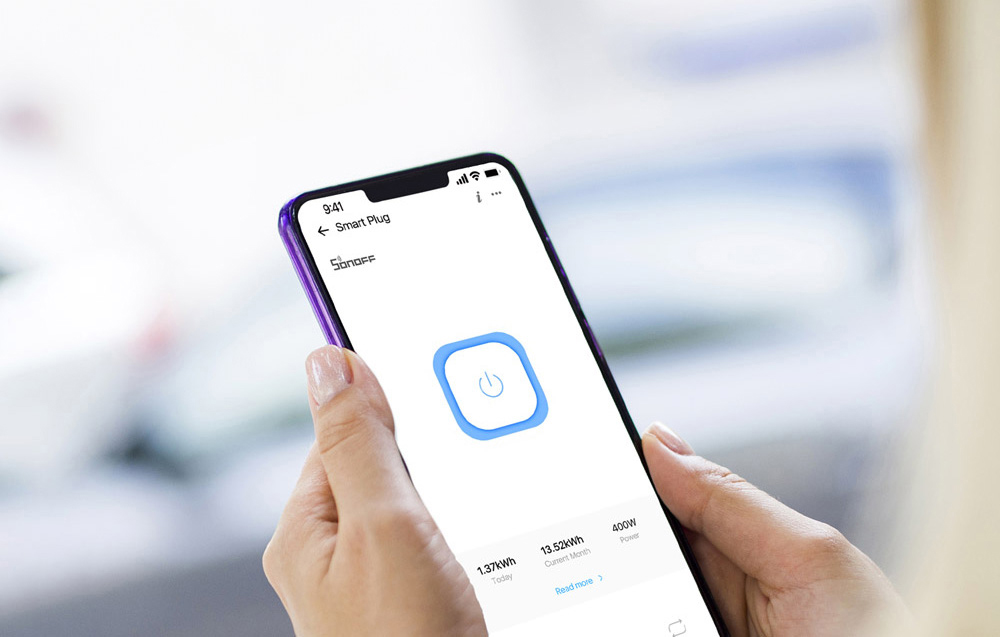 Sonoff S60TPF WiFi smart socket (2pak) aprašymas - Prekės nuotrauka