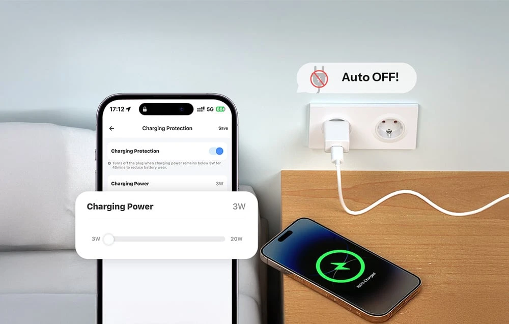 „Sonoff WS01TPF-E“ išmanusis sieninis WiFi lizdas (F tipo) aprašymas - Prekės nuotrauka