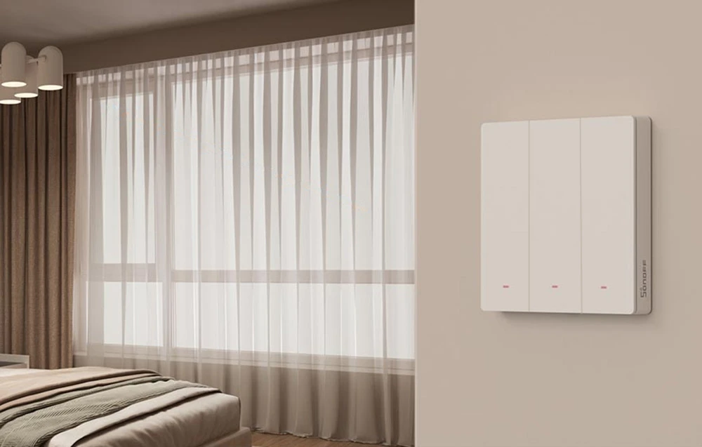 Sonoff SwitchMan ZBM5 Zigbee jungiklis 3 klavišų, baltas 86W aprašymas - Prekės nuotrauka Sonoff SwitchMan ZBM5 Zigbee jungiklis 3 klavišų, baltas 86W aprašymas - Prekės nuotrauka