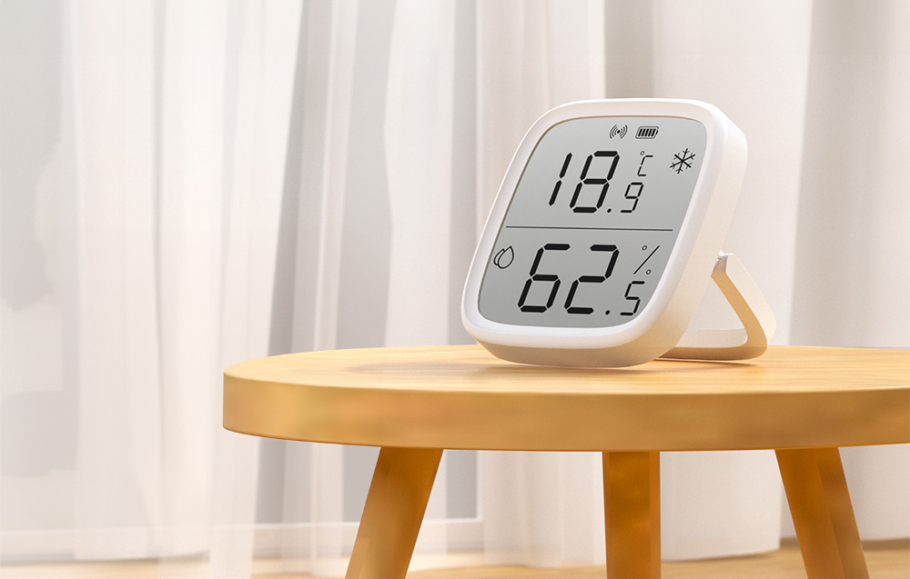SONOFF ZigBee SNZB-02D Temperature and Humidity Sensor, 2 vnt. aprašymas - Prekės nuotrauka SONOFF ZigBee SNZB-02D Temperature and Humidity Sensor, 2 vnt. aprašymas - Prekės nuotrauka