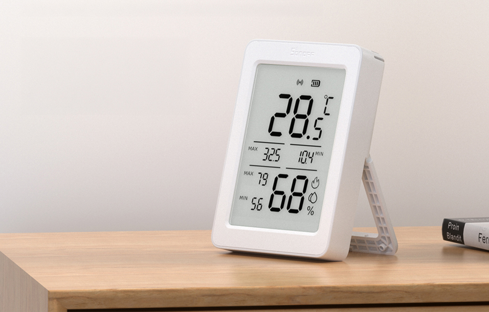 SONOFF ZigBee SNZB-02DR2 Temperature and Humidity Sensor, 2 vnt. aprašymas - Prekės nuotrauka SONOFF ZigBee SNZB-02DR2 Temperature and Humidity Sensor, 2 vnt. aprašymas - Prekės nuotrauka