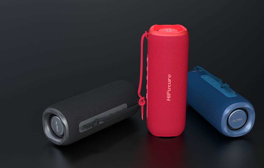 kaiutin-hifuture-alpha-bluetooth-punainen