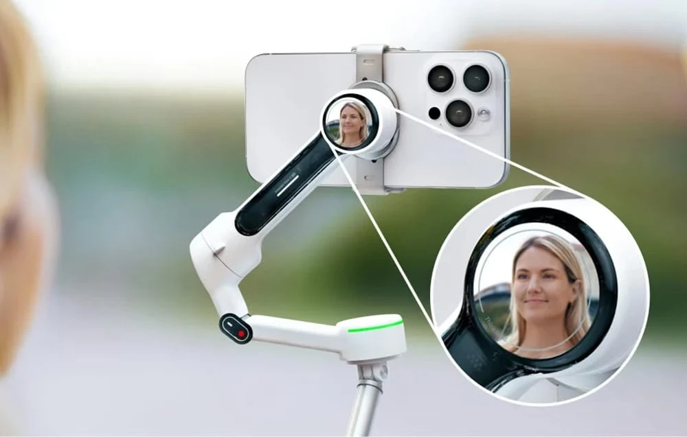 „Insta360 Flow 2 Pro Creator“ paketas / akmens pilkos spalvos aprašymas - Prekės nuotrauka