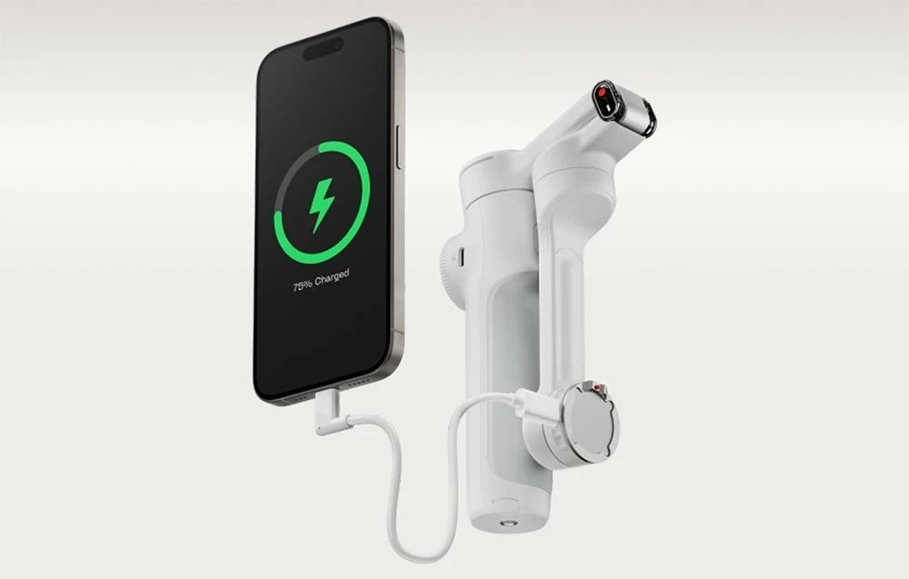 „Insta360 Flow 2 Pro Creator“ paketas / akmens pilkos spalvos aprašymas - Prekės nuotrauka