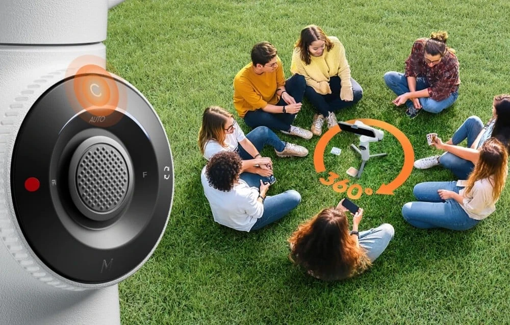 „Insta360 Flow 2 Pro Creator“ paketas / akmens pilkos spalvos aprašymas - Prekės nuotrauka