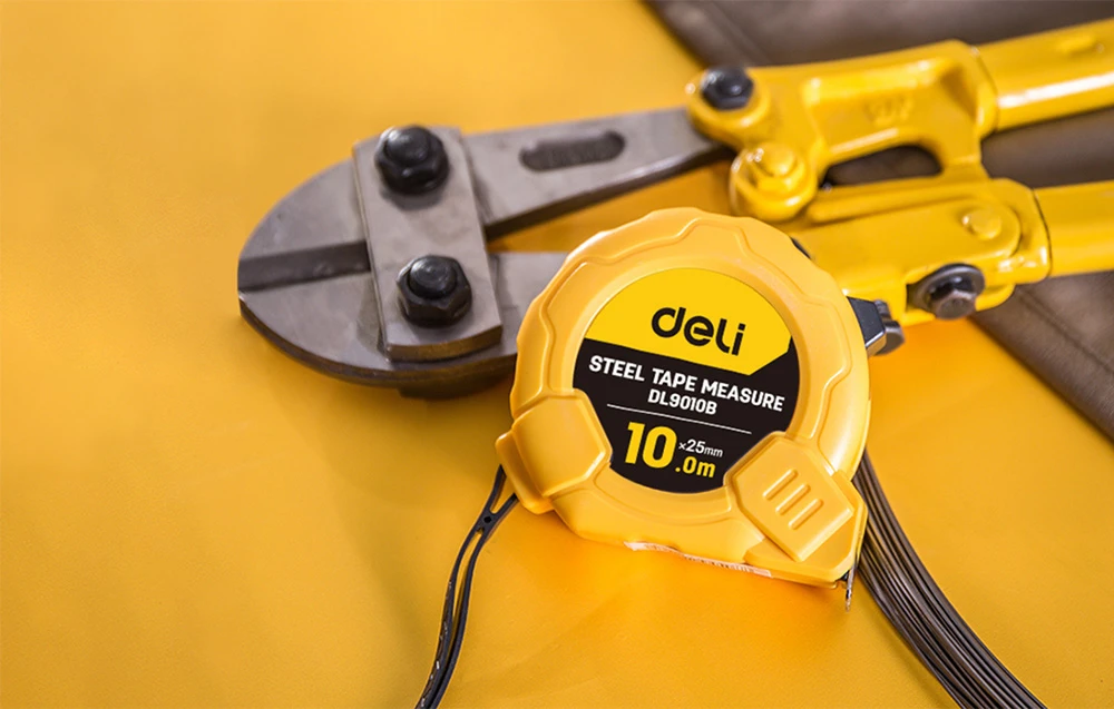 Matavimo juosta Deli Tools EDL9010B - 10m/25mm aprašymas - Prekės nuotrauka Matavimo juosta Deli Tools EDL9010B - 10m/25mm aprašymas - Prekės nuotrauka