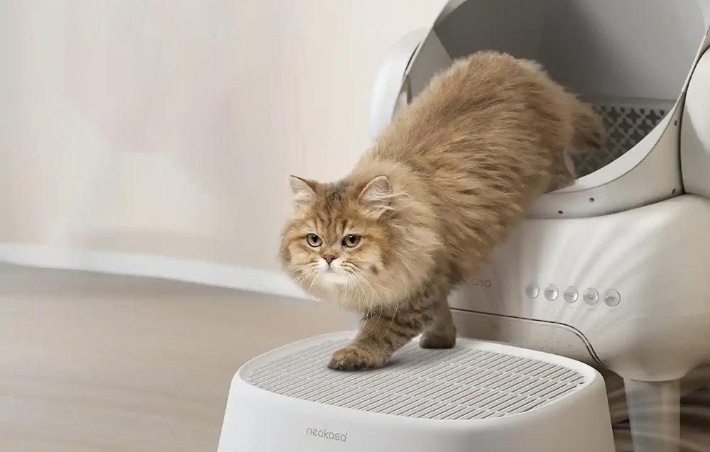 Step for a litter box with the Neakasa AirStep odor absorber aprašymas - Prekės nuotrauka