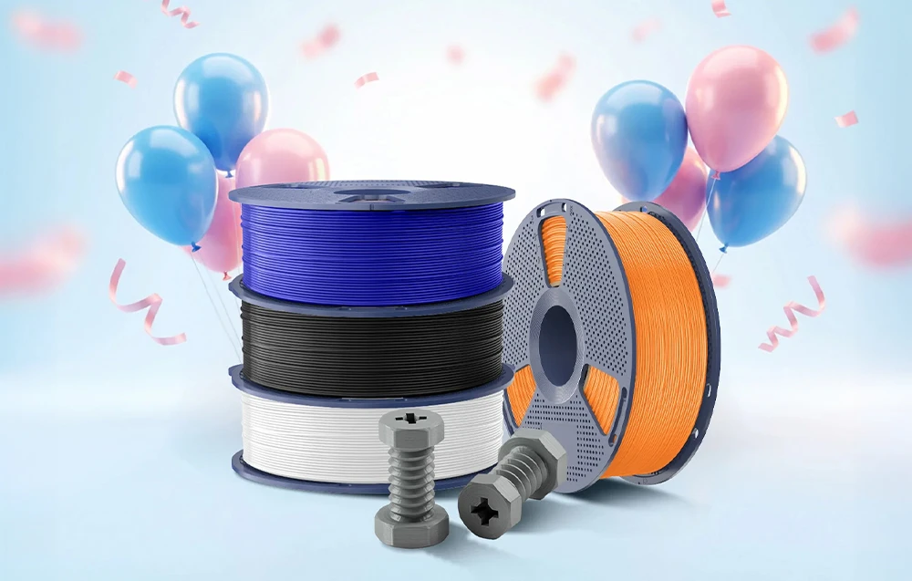 Sunlu ABS Filament (Raudona) aprašymas - Prekės nuotrauka
