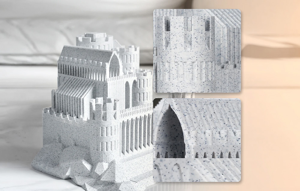 Sunlu PLA High-Speed Marble Filament (Forest) aprašymas - Prekės nuotrauka