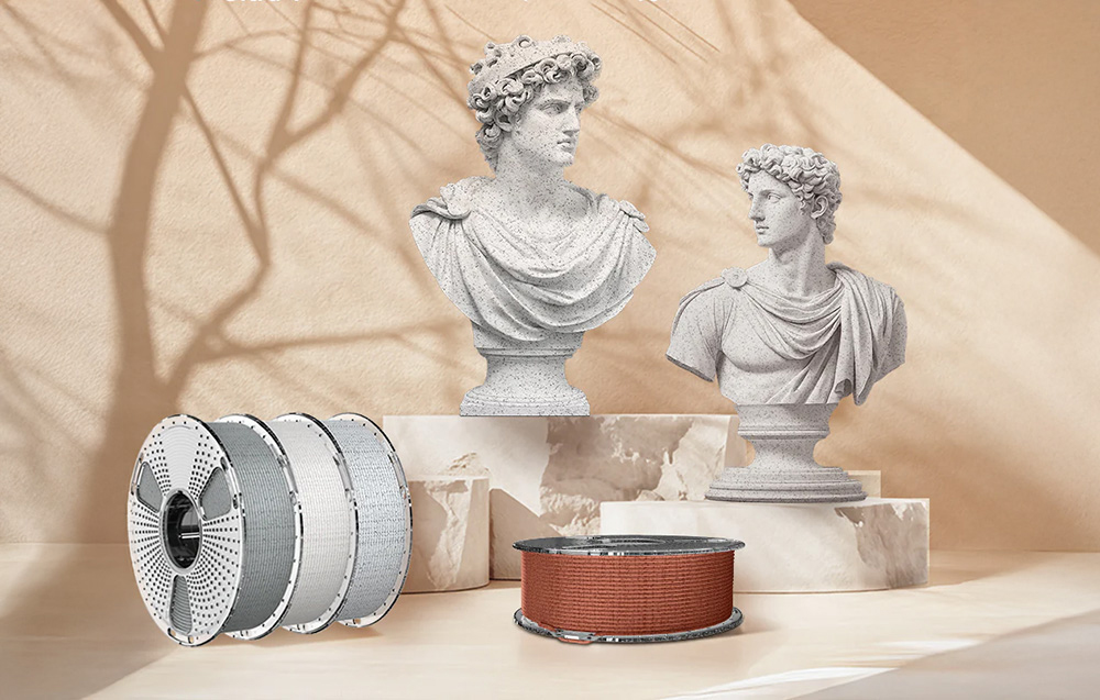 Sunlu PLA High-Speed Marble Filament (Forest) aprašymas - Prekės nuotrauka