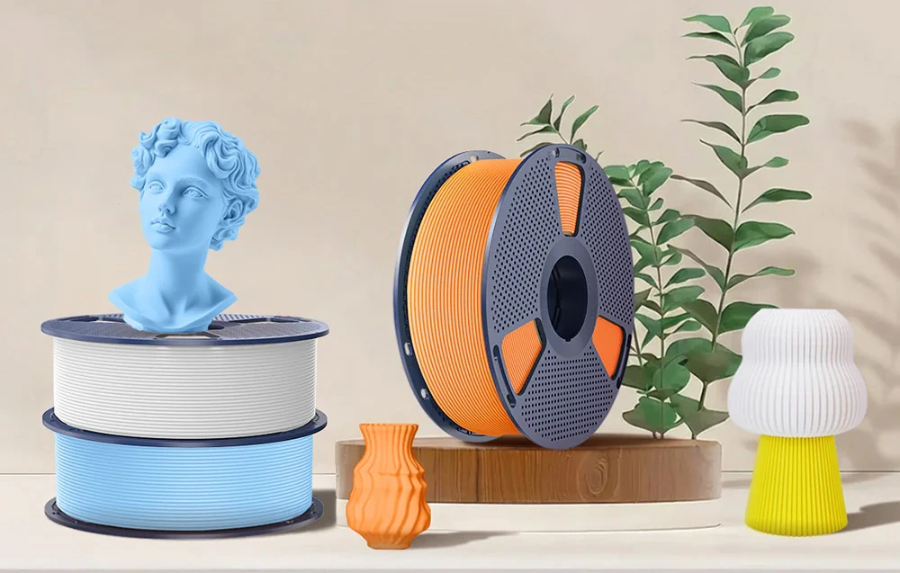 Sunlu PLA Matte Filament (Baltas) aprašymas - Prekės nuotrauka
