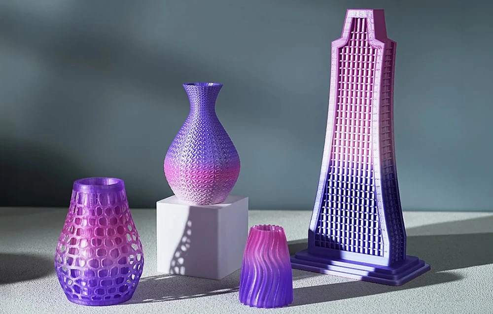 Sunlu PLA+ Silk Filament (Rainbow) 04 aprašymas - Prekės nuotrauka
