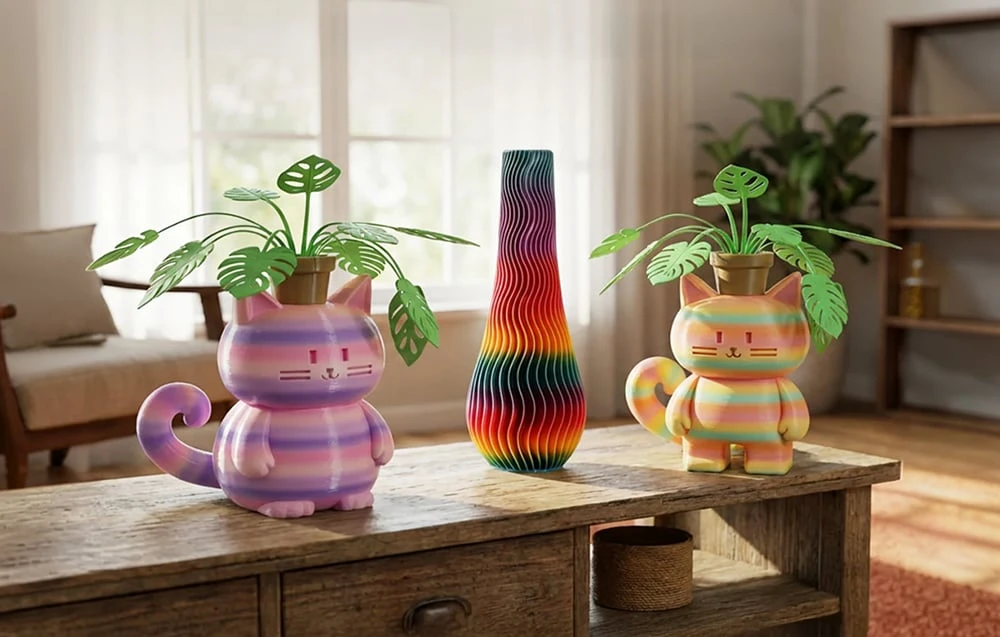 Sunlu PLA Transparent (Rainbow) 03 Filament aprašymas - Prekės nuotrauka