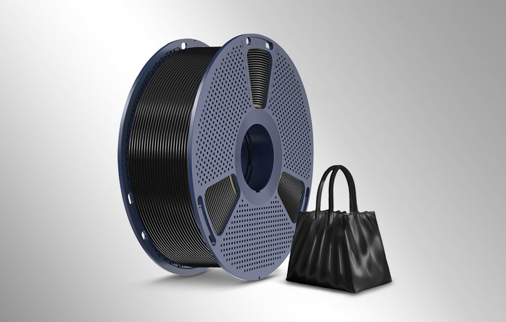 Sunlu TPU Silk Filament (Juodas) aprašymas - Prekės nuotrauka