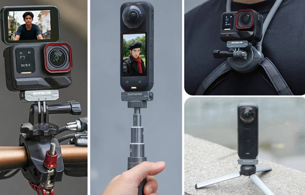 Sunnylife AD020 magnetic aluminum adapter for Insta360 X5 / Ace / Ace Pro 2 / 1 aprašymas - Prekės nuotrauka Sunnylife AD020 magnetic aluminum adapter for Insta360 X5 / Ace / Ace Pro 2 / 1 aprašymas - Prekės nuotrauka