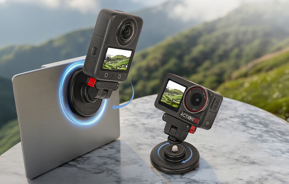 Sunnylife Adjustable Magnetic Base Mount with Quick-Connect Adapteris aprašymas - Prekės nuotrauka