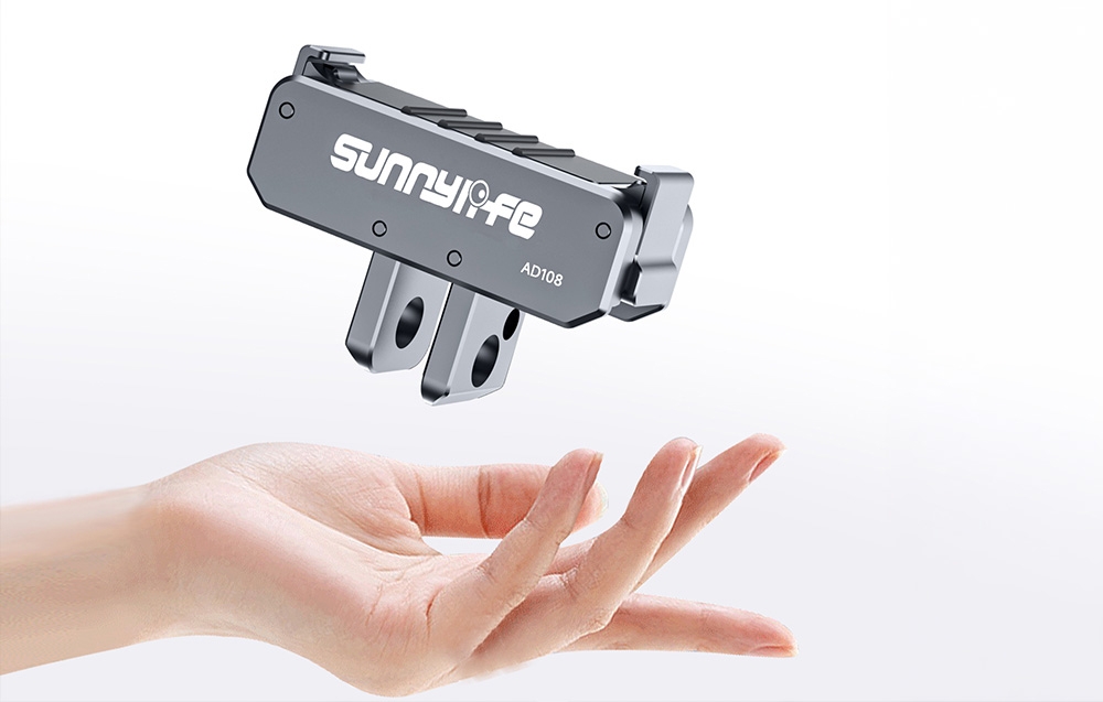Sunnylife Aluminum Dual-Directional Mounting Adapteris for Osmo Nano / Action 6 aprašymas - Prekės nuotrauka