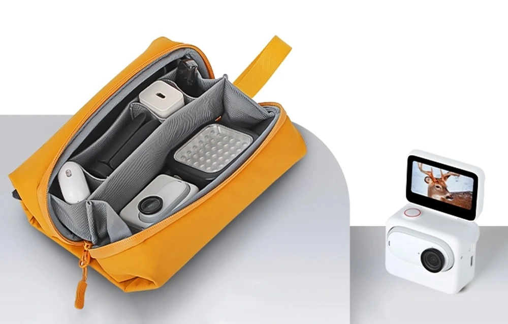 „Sunnylife“ krepšys OSMO 360 / Insta360 GO Ultra / OP 3 / sporto kamerai / išmaniajam telefonui / OSMO (geltonas) aprašymas - Prekės nuotrauka „Sunnylife“ krepšys OSMO 360 / Insta360 GO Ultra / OP 3 / sporto kamerai / išmaniajam telefonui / OSMO (geltonas) aprašymas - Prekės nuotrauka