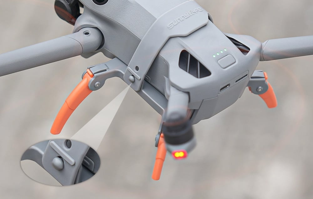 Sunnylife chassis for Mini 5 Pro (oranžinis) aprašymas - Prekės nuotrauka