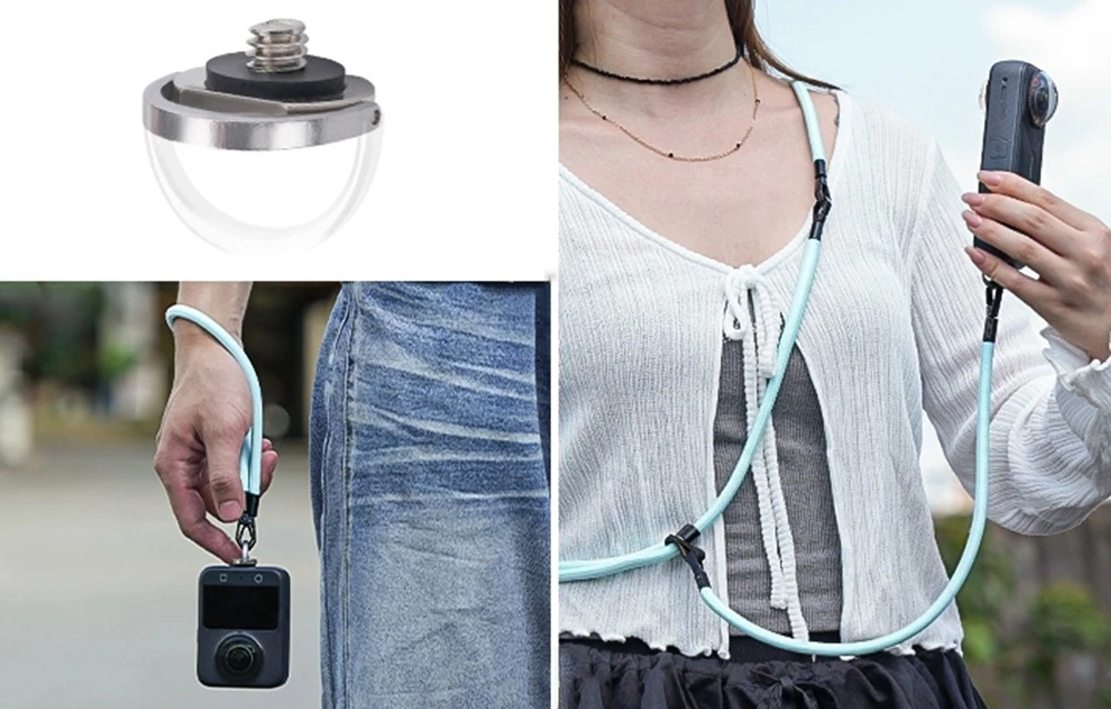 Sunnylife GS022 multifunctional neck strap for Pocket 3 (mėlynas) aprašymas - Prekės nuotrauka