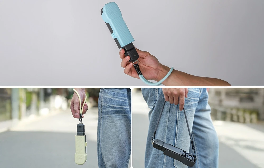 Sunnylife GS022 multifunctional neck strap for Pocket 3 (mėlynas) aprašymas - Prekės nuotrauka