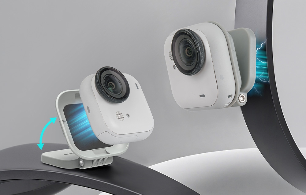 Sunnylife Magnetic Vertical/Horizontal Mount for Insta360 GO Ultra aprašymas - Prekės nuotrauka