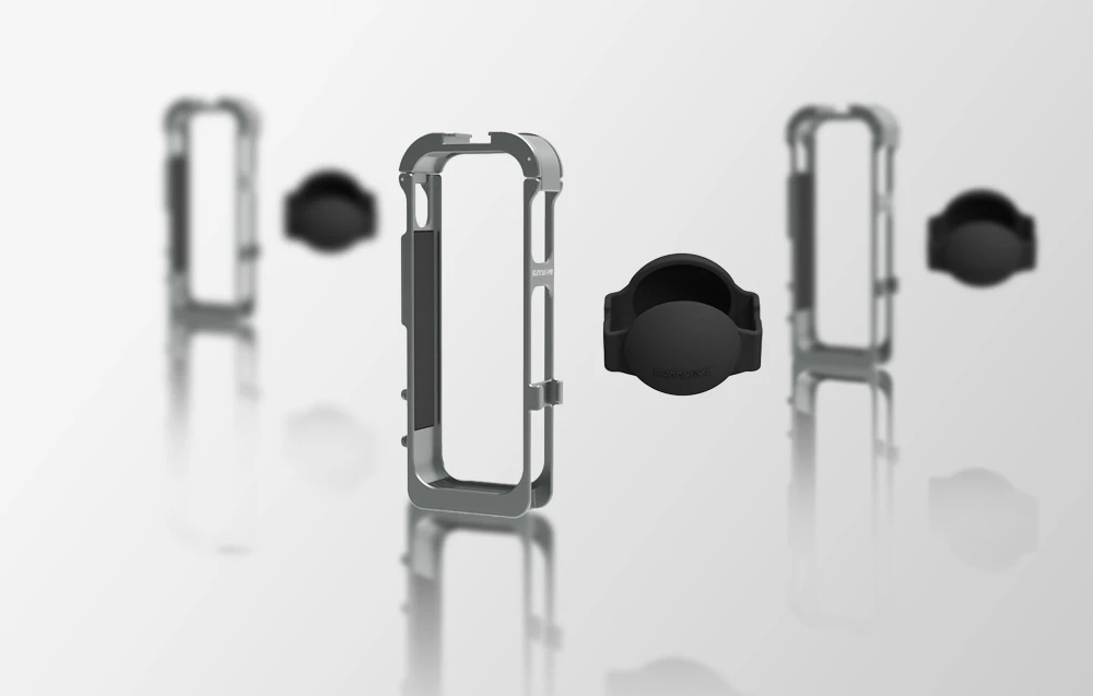 Sunnylife metal magnetic frame with silicone lens cover for Insta360 X5 aprašymas - Prekės nuotrauka