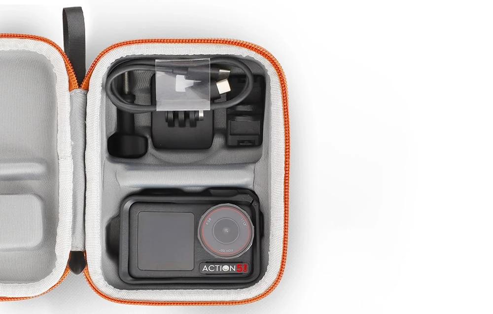 Sunnylife OA5-B893-C bag for ACTION 5 PRO/OSMO Action 4/3 (oranžinis) aprašymas - Prekės nuotrauka Sunnylife OA5-B893-C bag for ACTION 5 PRO/OSMO Action 4/3 (oranžinis) aprašymas - Prekės nuotrauka
