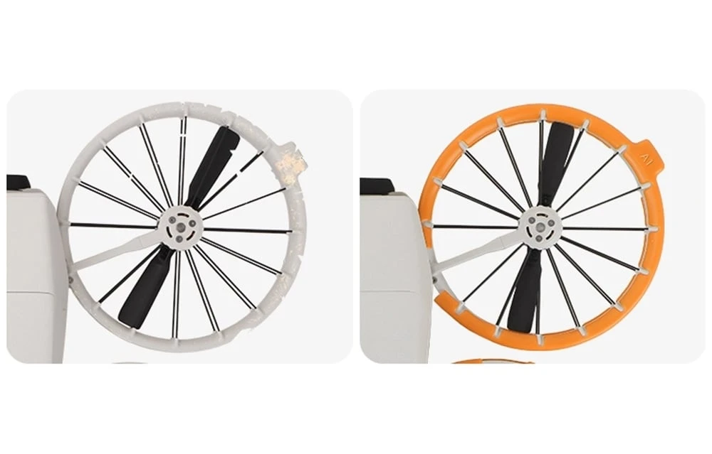 „Sunnylife“ propelerio apsaugos, skirtos „DJI Flip“ (oranžinės) aprašymas - Prekės nuotrauka