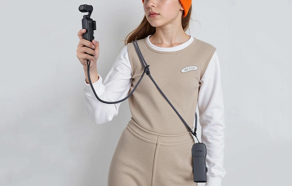 „Sunnylife“ apsauginis dėklas su dirželiu ir virvele, skirtas „Osmo Pocket 3“ (pilkas) aprašymas - Prekės nuotrauka „Sunnylife“ apsauginis dėklas su dirželiu ir virvele, skirtas „Osmo Pocket 3“ (pilkas) aprašymas - Prekės nuotrauka