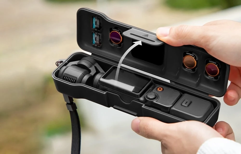 „Sunnylife“ apsauginis dėklas su dirželiu, skirtas „Osmo Pocket 3“ (juodas) aprašymas - Prekės nuotrauka „Sunnylife“ apsauginis dėklas su dirželiu, skirtas „Osmo Pocket 3“ (juodas) aprašymas - Prekės nuotrauka