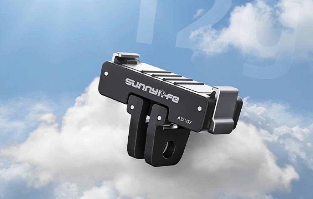 Sunnylife Reversible Mounting Adapteris for Osmo Nano / Action 6 — 1/4 inch aprašymas - Prekės nuotrauka