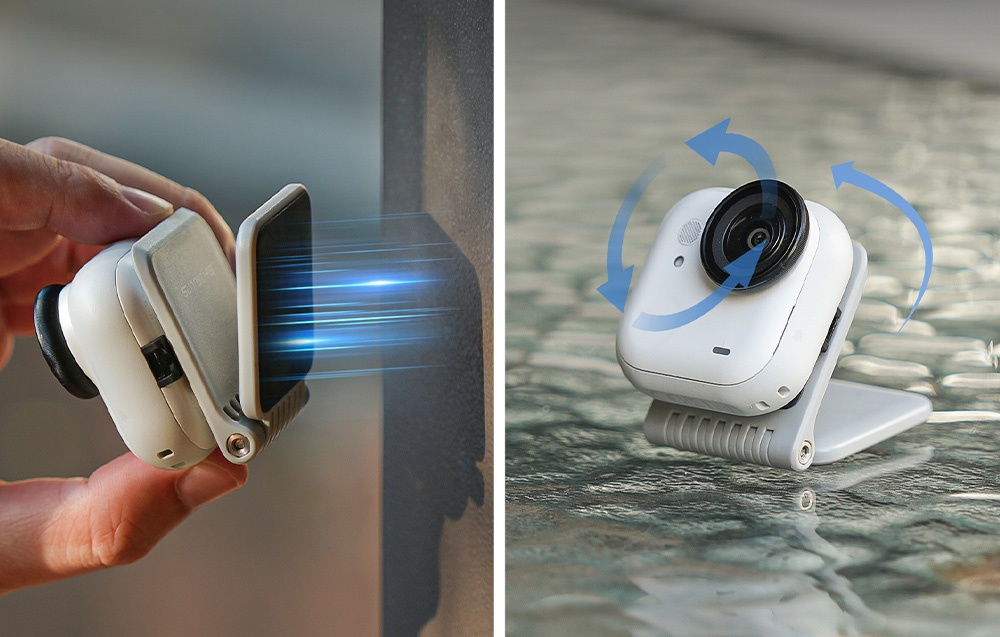 Sunnylife Universal Magnetic Mount with 180° Tilt and 360° Rotation for Mini Cameras (Osmo Nano, Insta360 GO) aprašymas - Prekės nuotrauka