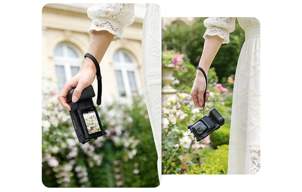 Sunnylife Vlogging Kit for Insta360 GO Ultra - Lanyard – Cold Shoe (Juodas). aprašymas - Prekės nuotrauka